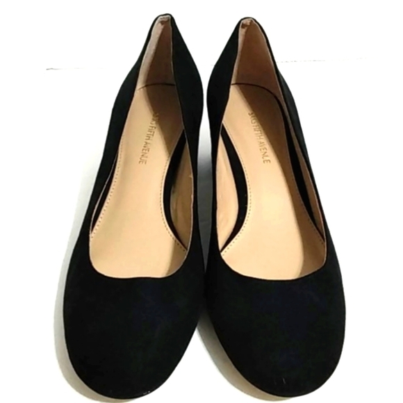 SAKS FIFTH AVENUE NEW BLACK VINCI PUMPS SIZE 8 - Picture 9 of 9